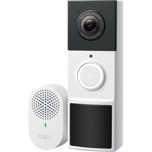 TP-Link Tapo D210 intercomsysteem 3 MP Zwart, Wit