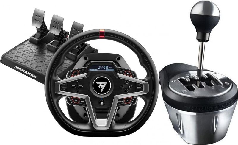 Thrustmaster stuur T248 PC/PS4/PS5 (4160783) + Lewarek TH8A (4060059)