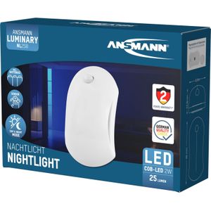 Ansmann NL25B LED-lamp incl. schemer-/bewegingssensor