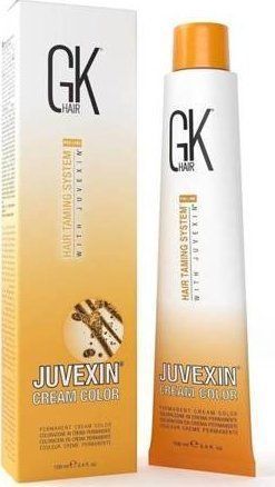 GK HAIR (Global Keratin) Global Keratin, Cream Colour, Permanent Hair Dye, 6.11 Intense donker Ash Blonde, 100 ml voor Women