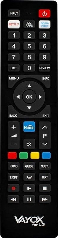 Vayox Pilot RTV Pilot voor TV LG VA0144 Funkcje specjalne