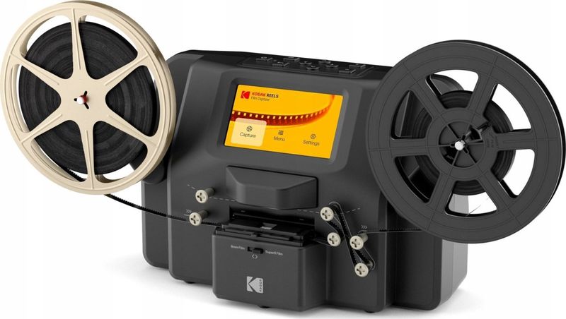 Kodak Kodak Reels Ciągły Scan Skaner Negatywów Slajdów Filmów 8mm Super 8mm 1296p