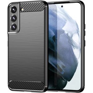 Hurtel Carbon Case elastyczne etui hoes Samsung Galaxy S22+ (S22 Plus) zwart