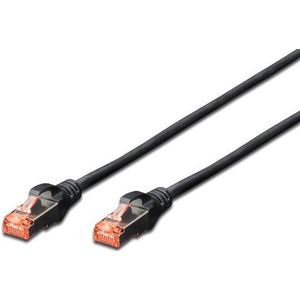 Digitus patch cable - 5 m - zwart