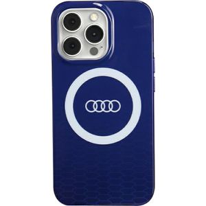 Audi IML Big Logo MagSafe Case iPhone 13 Pro / 13 6.1 inch blauw/marine blauw hardcase AU-IMLMIP13P-Q5/D2-BE