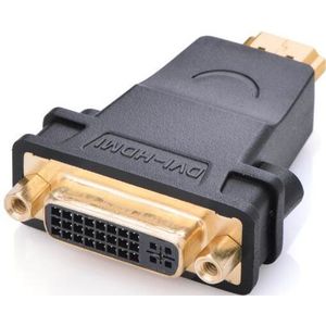 UGREEN 20123 tussenstuk voor kabels HDMI DVI Zwart, Goud