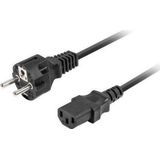 Lanberg Power cable laptop CEE 7/7 -> C320 C13 1.8m straight, zwart
