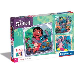 Supercolor Stitch Legpuzzel 48 stuk(s) Stripfiguren