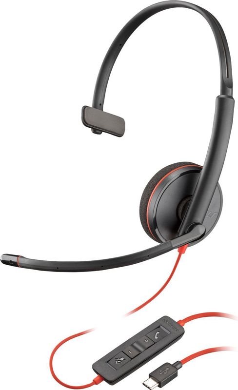 Poly Blackwire 3210 mono USB-C-headset (bulk)