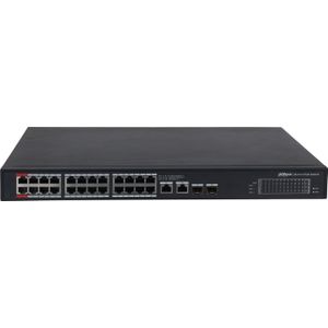Dahua PoE PFS3228-24GT-360 Unmanaged L2 Gigabit Ethernet (10/100/1000) Power over Ethernet (PoE) Zwart