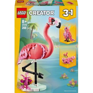 LEGO® Creator 3in1 Wilde dieren: roze flamingo set - 31170