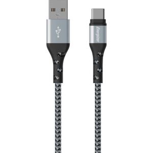 Energizer Energizer Ultimate - Kabel verbinding USB-A voor USB-C 2m (zilver)