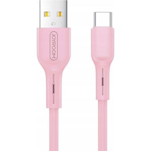 Joyroom Kabel USB USB-A - microUSB 1 m roze