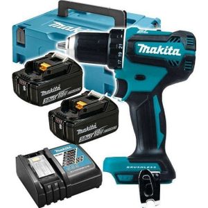 Makita boor-/schroefmachine DDF485SFJ 18 V 2 x accu 3 Ah
