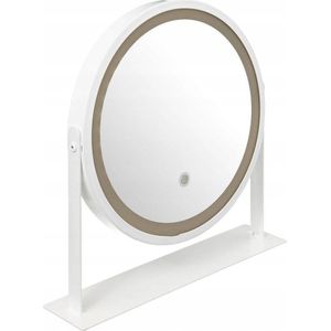 5five Lusterko kosmetyczne Lusterko kosmetyczne met onderświetleniem LED, wit, Ø 34 cm