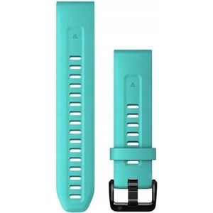 Garmin band siliconen na nadgarstek QuickFit 20 (turquoise / zwart sprzączka) (010-13102-05)