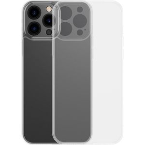 Baseus Frosted Case voor iPhone 13 Pro Max (transparent) + tempered glass