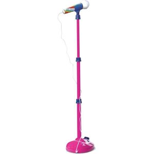 K3 speelgoedmicrofoon - Microfoon op statief - Met 5 K3 liedjes