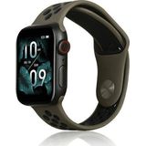 Beline band Apple Watch Sport Silicone 38/40/41mm brązowo-zwart bruin/zwart