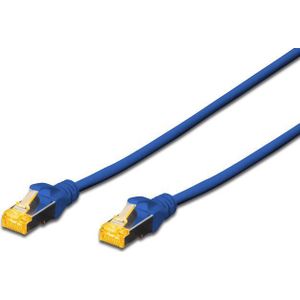 Digitus patch cable - 5 m - blauw