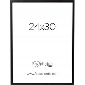 FOCUS rand Rock zwart 24x30