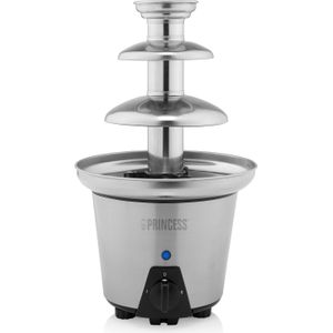 Princess 292998 Chocoladefontein XL – Chocolade fondue - 3 Lagen – Warmhoudfunctie - 90W - Extra groot