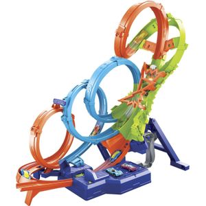 Hot Wheels 4-Loopings Crash Baanset