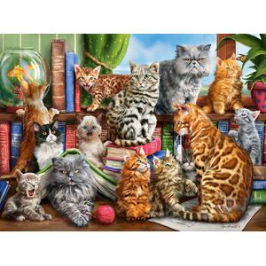 House of Cats Puzzel (2000 stukjes) - Ontsnap aan de realiteit met deze Castorland puzzel
