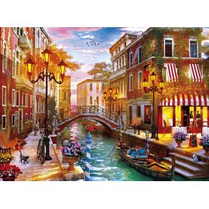 Puzzel voor volwassenen - 500 stukjes - Sunset Over Venice (Clementoni)