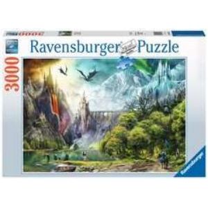 Ravensburger - Puzzel Voor Volwassenen – Puzzel 3000 P – Heerschap van de Draken – 16462
