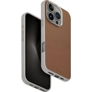 Uniq Lyden DS iPhone 16 Pro 6.3 inch Magclick Charging case beige/caramel-ivory