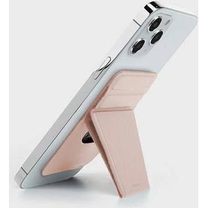 Uniq Lyft magnetisch houder na telefoon snap-on stand en card holder roze/roze