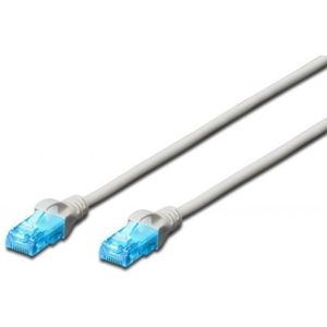 Digitus Premium CAT 5e UTP patch cable, Length 25m, kleur grijs