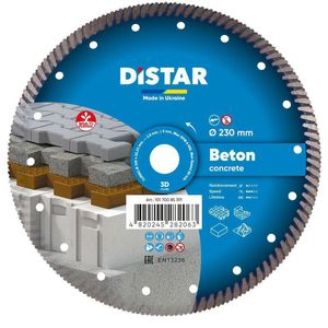 Distar diamant slijpschijf BETON PRO 230 x 2,6 x 22,23mm TURBO