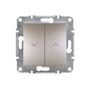 Schneider Electric Asfora shutter button screw terminals without bronze frame (EPH1300369)