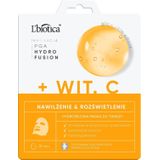 LBIOTICA / BIOVAX L`biotica pga hydr fusion + vitamine c hydrożelowa masker voor gezicht-hydraterend en rozświetlenie