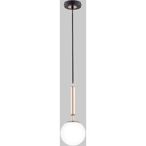 Alfa hanglamp Volda Picolo wit hanglamp 1-punktowa zwart/goud 60924