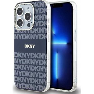 DKNY DKHMP15LHRHSEB iPhone 15 Pro 6.1 inch blauw/blauw hardcase IML Mono & Stripe MagSafe