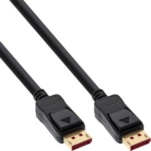 InLine 40er Bulk-Pack ® DisplayPort 1.4 Kabel, schwarz, vergoldete Kontakte, 2m
