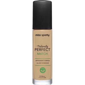 Miss Sporty Naturally Perfect Match wegański foundation hydraterend 10 Warm 30ml