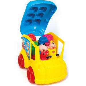 Baby Clemmy - Bumba Schoolbus - Bumba Speelgoed - Stapelblokken - Baby Blokken - 1-3 Jaar
