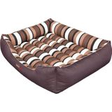 Hobbydog bed Comfort - bruin met pasami L
