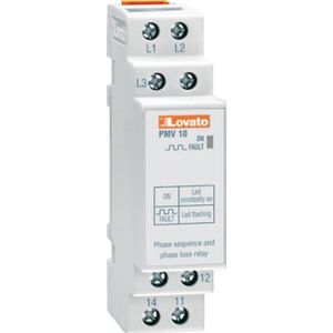 Lovato Electric relais nadzoru kolejności en zaniku fazy 208-440V AC PMV10A440