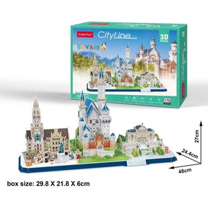 Cubic Fun puzzel 3D City Line Bavaria