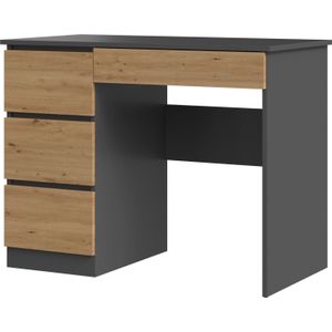 TopEshop Desk Mijas grijs 98 cm x 51 cm