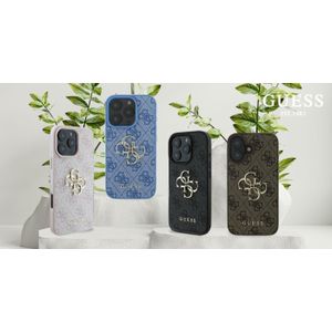 GUESS GUHCP16S4GMGBL iPhone 16 6.1 inch blauw/blauw hardcase 4G Big Logo