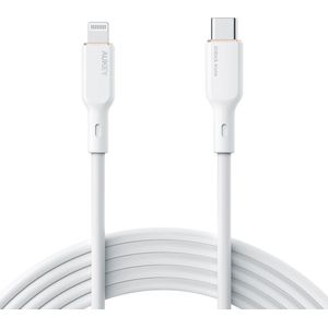 AUKEY CB-SCL2 Power Delivery USB C - Lightning Apple 1.8m 27W 3A Silicon Cable wit
