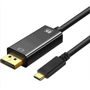 ART Kabel USB USB-C - DisplayPort 1.8 m zwart (KABUSBC OEM-C5-2)