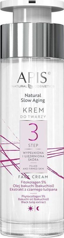 APIS Natural Slow Aging gezichtscrème step 3 wypełniona en ujędrniona leer 50ml
