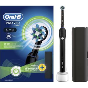 Braun PRO 750 CrossAction Volwassene Zwart, Wit